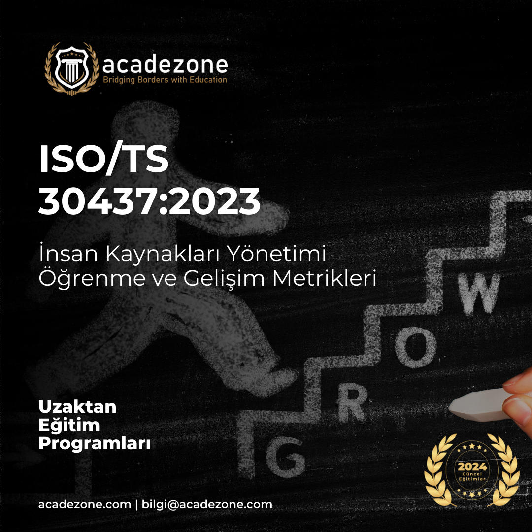ISO/TS 30437:2023 İnsan Kaynakları Yönetimi : Öğrenme ve gelişim metrikleri